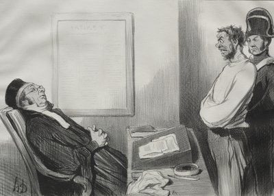 あなたは空腹でした...それは理由ではありません... 作： Honoré Daumier