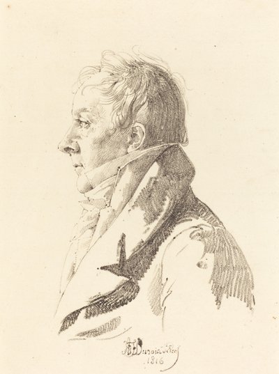 男の肖像 作： Honore Jean Dubois Duperray
