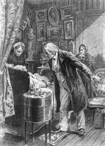 Alcide Theophile Robaudin (aktiivinen 1874-1884) kuvitus serkku Ponsille, Honore de Balzacin (1799-1850) romaani moniosaisesta kokoelmasta Human Comedy, julkaistu vuonna 1900, Pariisi 作： Honore de Balzac