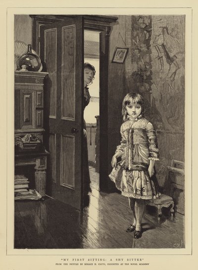 私の最初に座って、恥ずかしがり屋のシッター 作： Horace Henry Cauty