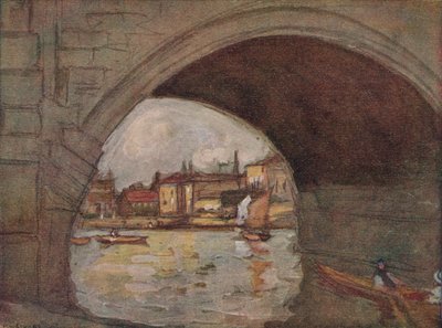 川、リッチモンド、c1910、1918 作： Horace Mann Livens