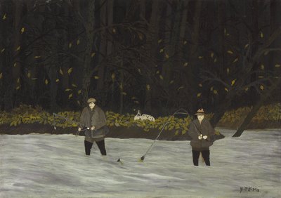 ブランディワインでの釣り: 初秋 作： Horace Pippin