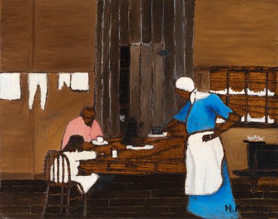 夕食の時間 作： Horace Pippin