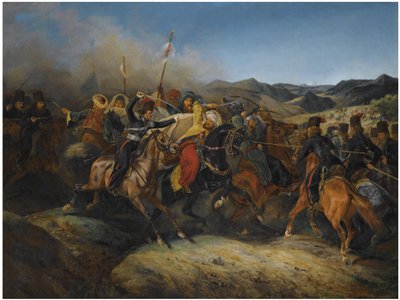 露土戦争の一場面 作： Horace, Vernet