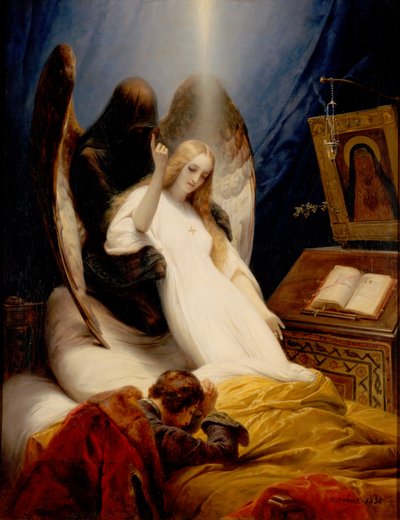 死の天使 作： Emile Jean Horace Vernet
