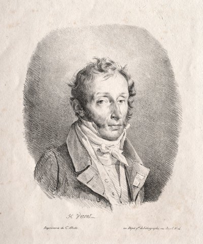 カールヴェルネ、1817年。 作： Emile Jean Horace Vernet