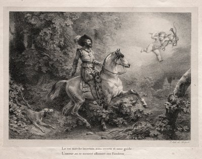 フランス国王アンリ4世。 作： Emile Jean Horace Vernet