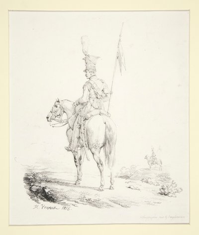 注目のランサー 作： Emile Jean Horace Vernet