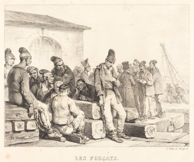 囚人 作： Emile Jean Horace Vernet