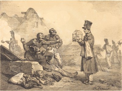 伍長、それしか持てませんでした 作： Emile Jean Horace Vernet
