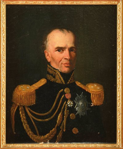 アントワーヌ・ドルオ将軍の肖像 作： Emile Jean Horace Vernet