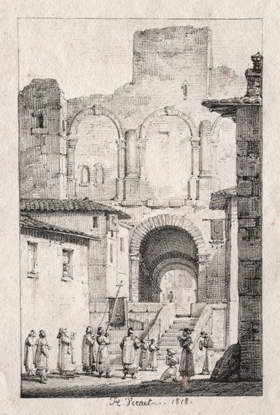 アルルの行列 作： Emile Jean Horace Vernet