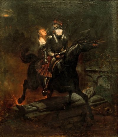レノーラのバラード、1839年。 作： Emile Jean Horace Vernet