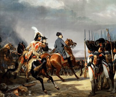 1806年10月14日のイェーナの戦い 作： Emile Jean Horace Vernet
