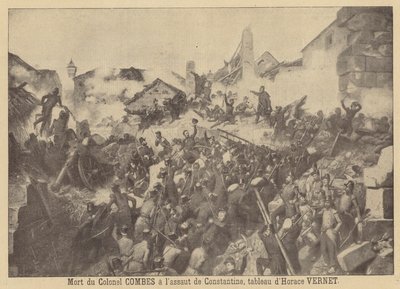 コンスタンティヌスの捕獲、1837 作： Emile Jean Horace Vernet