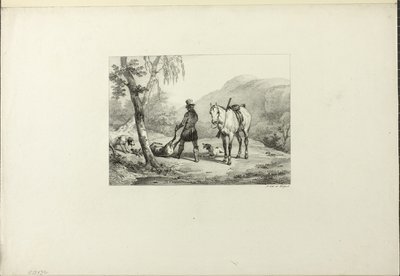 採石場 作： Emile Jean Horace Vernet