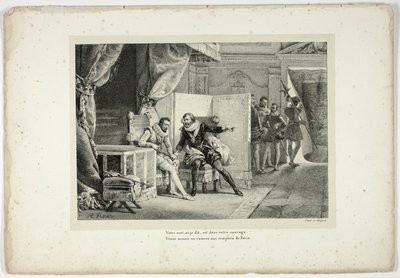 あなたの運命は、あなたの勇気にある...」と私は言った。 作： Horace Vernet