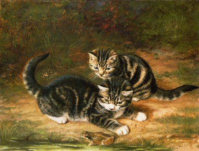 子猫 作： Horatio Henry Couldery