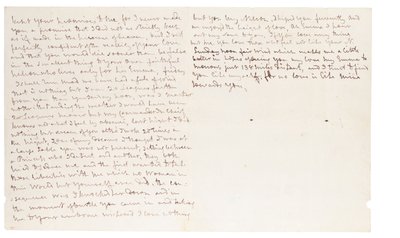 ハミルトン夫人への自筆の手紙、n.p. [Foudroyant at sea]. 作： Horatio Nelson