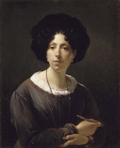 自画像 作： Hortense Haudebourt Lescot