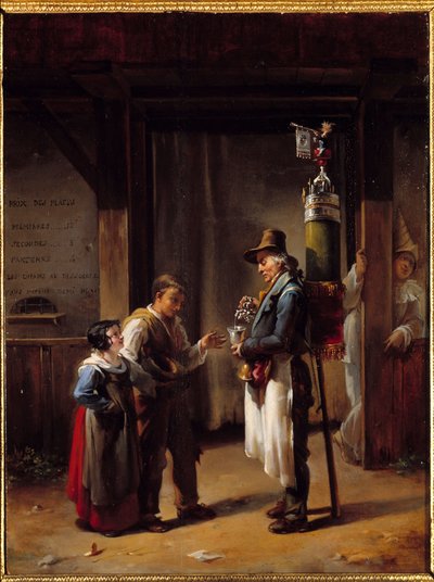 ココ商人。 Hortense Lecot（1809-1868）による絵画 作： Hortense Lecot