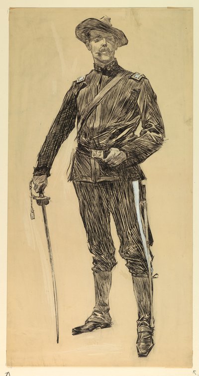 アメリカ将校 (米西戦争) 作： Howard Chandler Christy