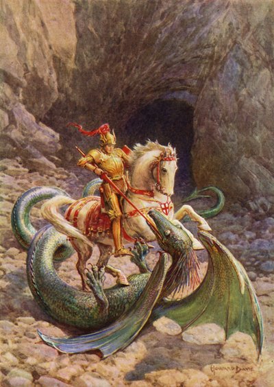 聖ジョージとドラゴン (カラーリソ) 作： Howard Davie