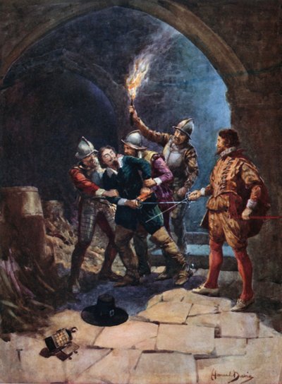 ガイ・フォークスの逮捕 (カラーリソ) 作： Howard Davie