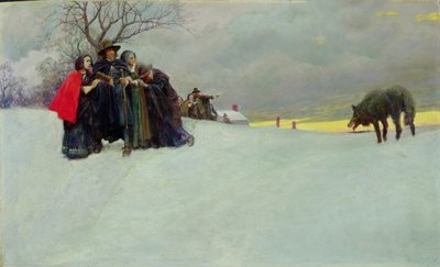 オオカミはセーラムで 30 年間見られなかった 作： Howard Pyle