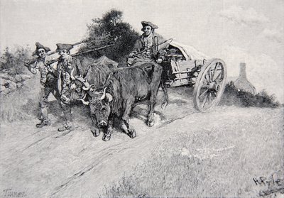バンカーヒルにパウダーをもたらす 作： Howard Pyle