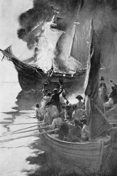 Woodrow Wilsonによる &39;Colonies and Nation&39;からのイラスト、パブ。ハーパーの雑誌で、1901 作： Howard Pyle