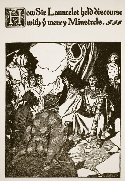 ローンセロット卿があなたがたはメリーミンストレルスとの談話をどのように行ったのか 作： Howard Pyle