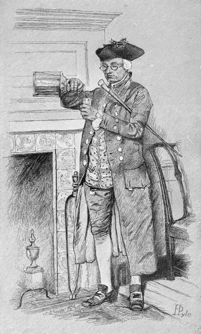 マイナーのモーニングホーン、ハーパーの雑誌、1881年 作： Howard Pyle