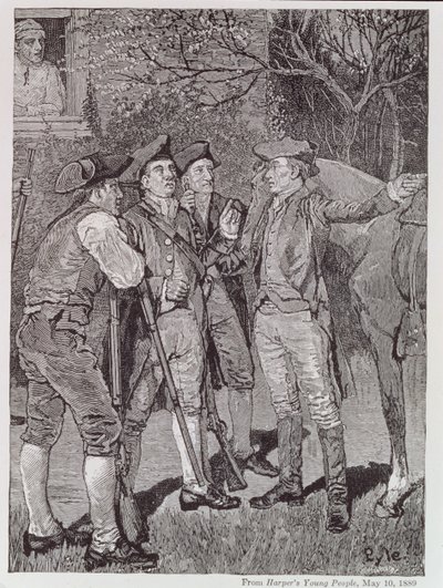 ハーパーの若者、1889年からレキシントンでポールリビア 作： Howard Pyle