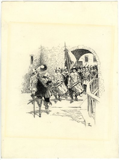 ニューヨークの進化のためのテールピース、II 作： Howard Pyle