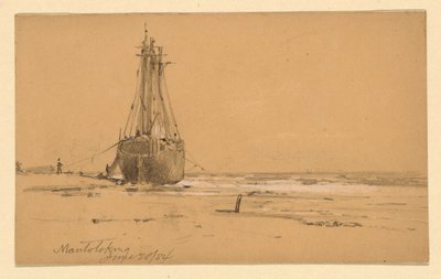 マントロキングの海岸にて 作： Howard Russell Butler
