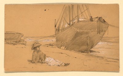 海岸で 作： Howard Russell Butler