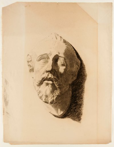 男性頭部鋳型図 作： Howard Russell Butler