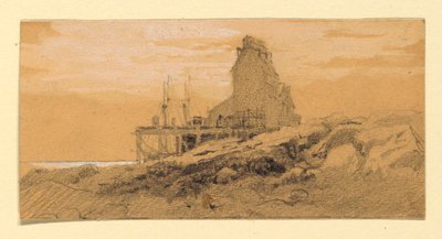 海辺の工場。 作： Howard Russell Butler