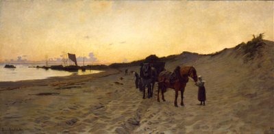 海藻採集者、1886 年。 作： Howard Russell Butler