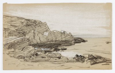 無題（崖） 作： Howard Russell Butler