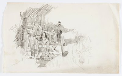 無題（馬車） 作： Howard Russell Butler