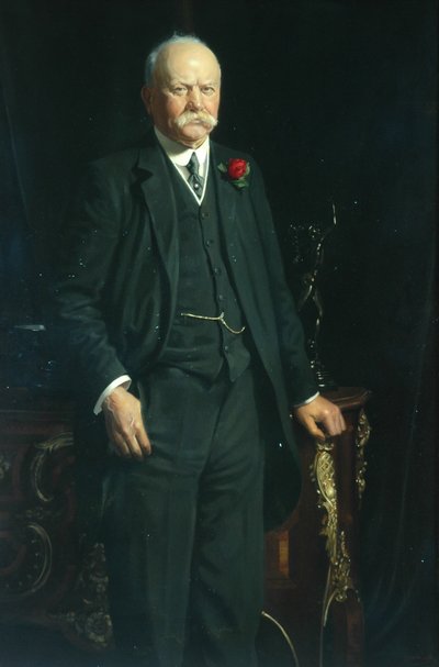 ジェームズ・ヒル卿（キャンバスに油彩） 作： Howard Somerville