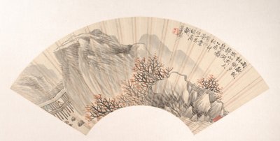 風景、1885 年。 作： Hu Yuan