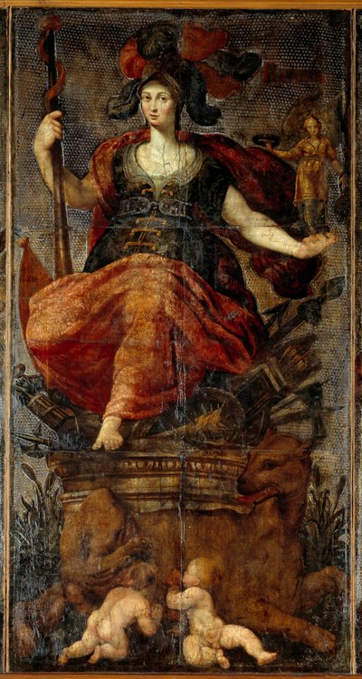 七つの革のタペストリー 作： Hubert (after) Goltzius