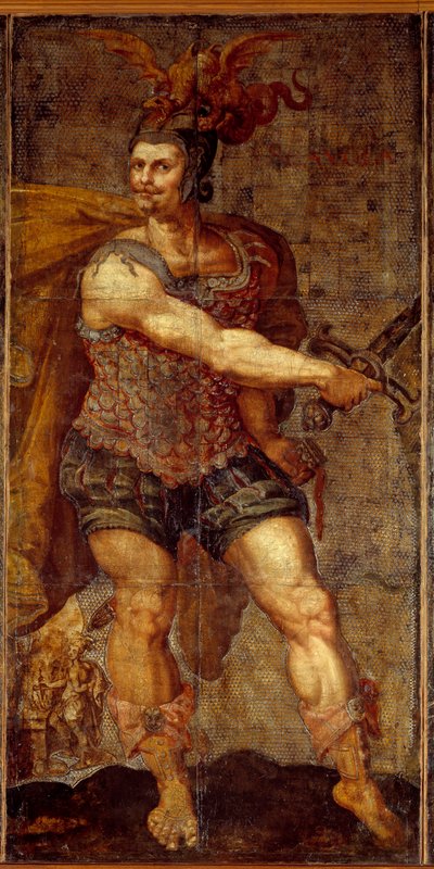 七つの革のタペストリー 作： Hubert (after) Goltzius