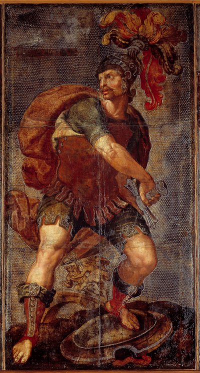 七つの革のタペストリー 作： Hubert (after) Goltzius