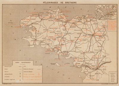 Pelerinages De Bretagne（カラーリトグラフ） 作： Hubert Clerget