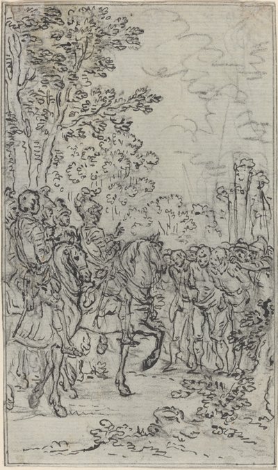 司令官の前の捕虜 作： Hubert Francois Gravelot
