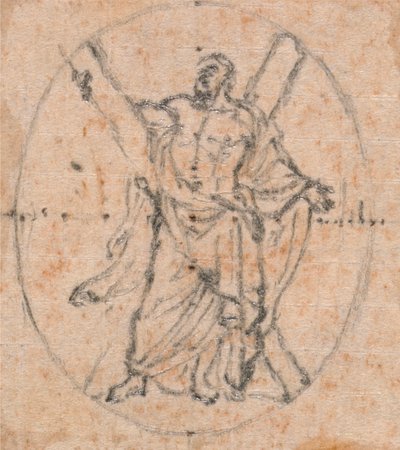 Design para uma medalha: Santo André 作： Hubert Francois Gravelot